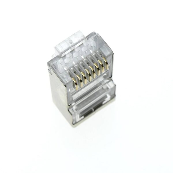 Conectores Rj45 cat6 FTP Blindado Jack Macho 50 Unidades