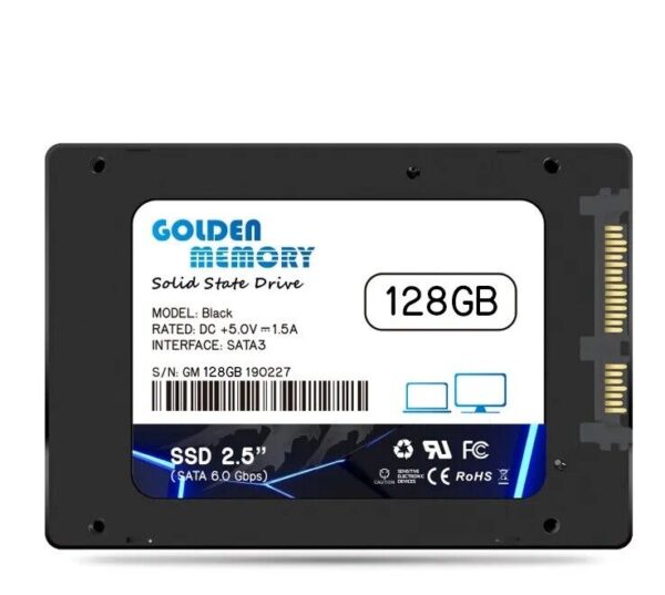 Disco Sólido SSD 128 GB Golden Memory