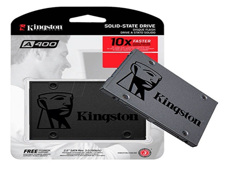 SSD KINGSTON A400 3 FOR PC O NOTEBOOK 7mm - Tecnología en Línea