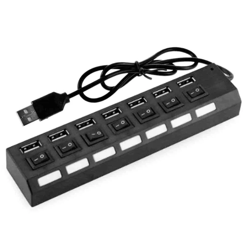 Regleta Hub Usb 7 Puertos