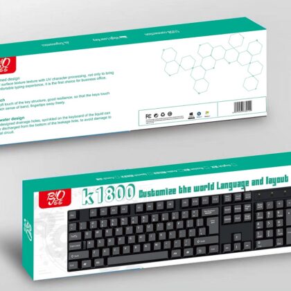 Teclado con cable USB BIOJEE K1800 Diseño en Español