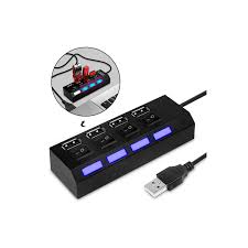 HU200  HUB USB 2.0 DE 4 PUERTOS  Tecnología en Línea