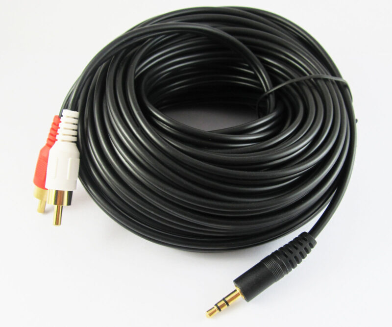 Cable de audio de 3,5mm a rca 10M