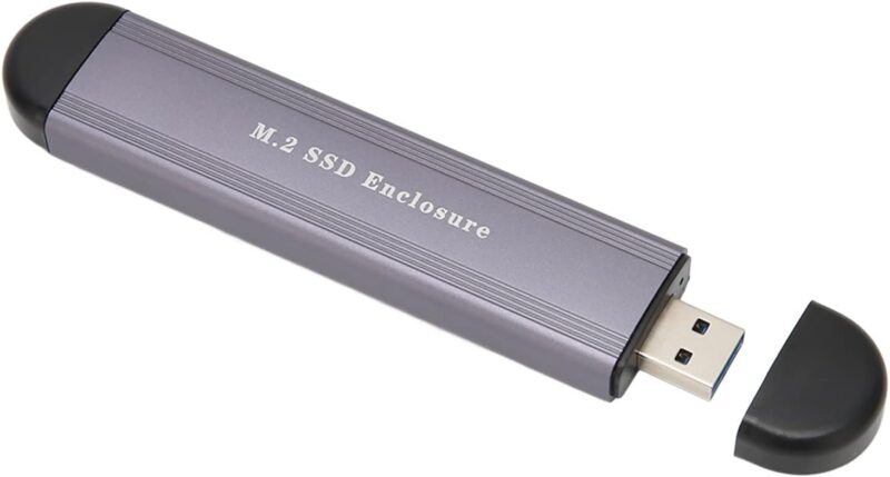 Case Enclosure Disco Ssd M.2 Nvme Pci-e + NGFF Puerto Usb 3.0 + C - Imagen 2