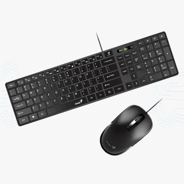 Combo Teclado Y Mouse Genius Slimstar C126 Usb - Imagen 2