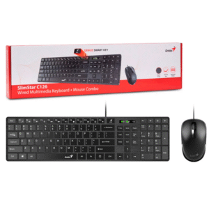 Combo Teclado Y Mouse Genius Slimstar C126 Usb