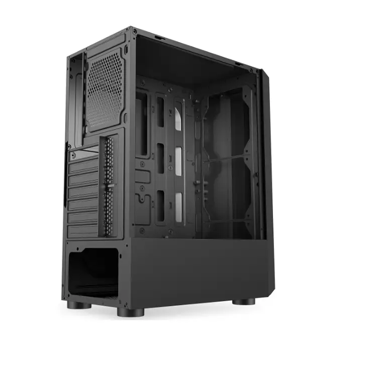 Case Tipo Gamer para Pc luz led Frontal RGB ATX - Imagen 4