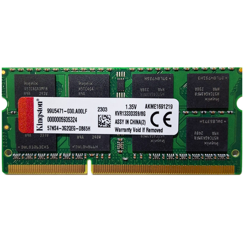Memoria Ram Ddr3 PC3 8gb Kingston Chino 10600-1333mhz Laptop