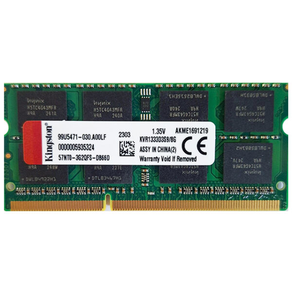 Memoria Ram Ddr3L PC3L 8gb Kingston Chino 10600-1333mhz Laptop