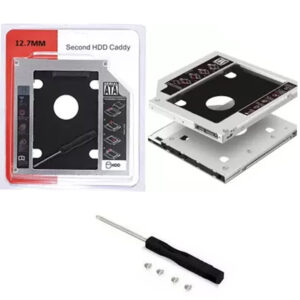 Adaptador Caddy Dvd Rw A Disco Duro 2.5 Hdd Sata 9.5mm 12.7mm
