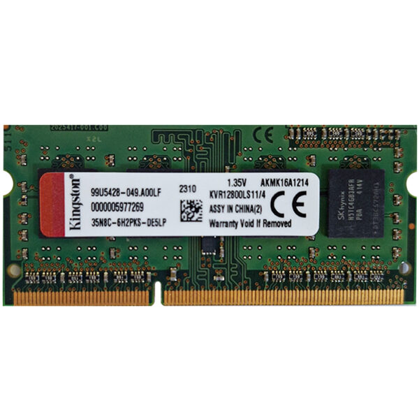 Memoria Ram Ddr3L PC3L 4gb Kingston Chino 12800-1600mhz Laptop