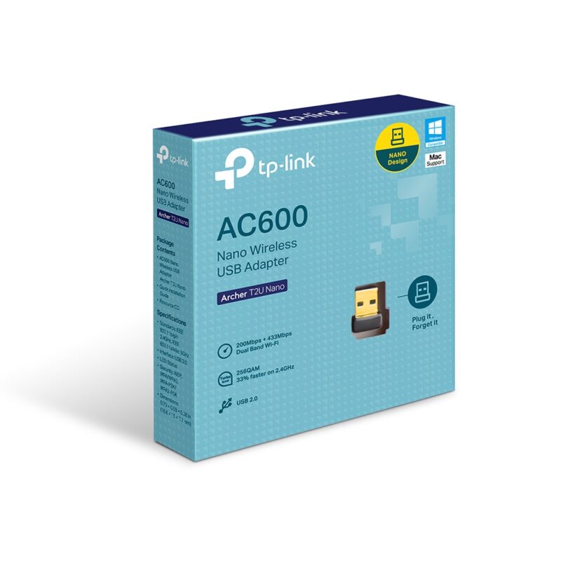 Adaptador usb Wifi  inalámbrico Nano USB de doble banda AC600