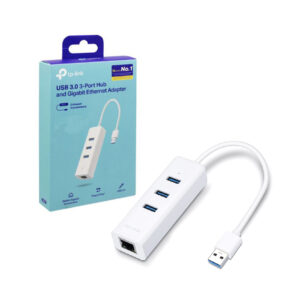 Adaptador Usb 3.0 A Lan (Rj45) + Hub 3 Usb 3.0