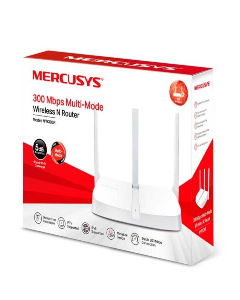 Router inalámbrico N multimodo de 300 Mbps  MW306R 3 antenas