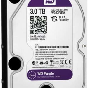 Disco duro interno de vigilancia WD de 3TB Western Digital Purple