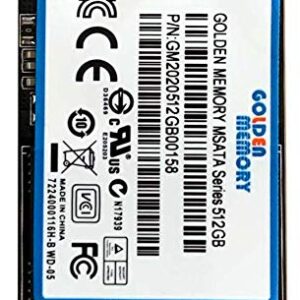 SSD MSATA  Golden Memory 512GB