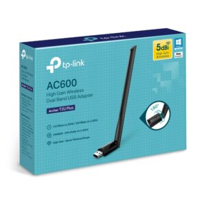 Adaptador AC600  Tp-Link USB Inalámbrico de Alta Ganancia Doble Banda