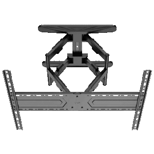 Soporte de TV de 40-80 pulgadas, adhesivo fuerte. soporte para tv giratorio hasta 80 pulg. 2brazos