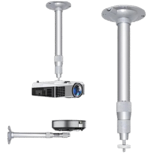 Soporte universal para proyector, 30-60cm, longitud retráctil, montaje en pared para techo