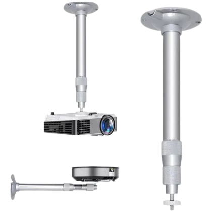 Soporte universal para proyector, 30-60cm, longitud retráctil, montaje en pared para techo