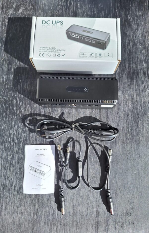 MINI UPS DC PORTATIL 10400 Mah Respaldo de Energía