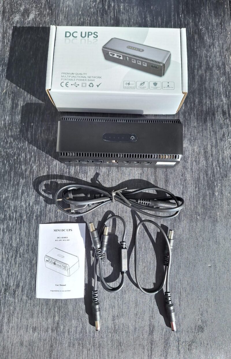 MINI UPS DC PORTATIL 10400 Mah Respaldo de Energía
