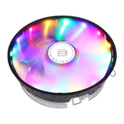 Ventilador cooler Color LED I3 i5 interl AMD plataforma aire refrigeración ordenador ventilador CPU radiador para PC