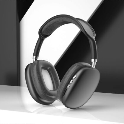 Auriculares Bluetooth Tipo Diadema P9 Pro Max Color Negro