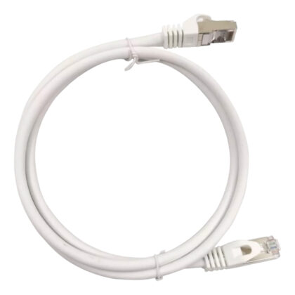 Cable Ethernet blindado de Red UTP CAT7 5Metros Conexión Blindado Blanco