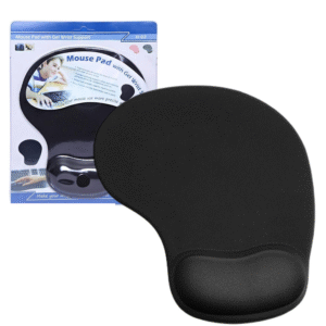Pad Mouse con almohadilla de gel color Negro