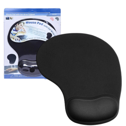 Pad Mouse con almohadilla de gel color Negro