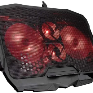 Base de enfriamiento para Laptop Modelo S18 4 Ventiladores Luces Led