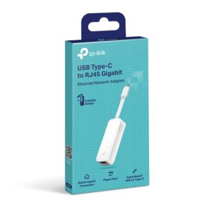 Adaptador USB-C a Ethernet Gigabit TP-Link UE300C para Laptop y PC