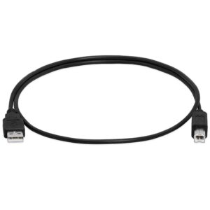 Cable de Impresora USB 2.0 A a B 1.5 Metros Negro
