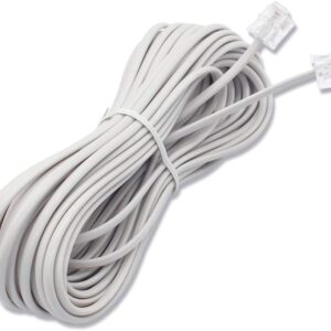 Cable Telefónico RJ10 3 Metros para Teléfono Fijo