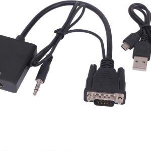Convertidor VGA a HDMI con Audio 1080P