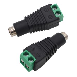 Conector DC Bornera Hembra 12V 5A para Cámaras CCTV y LED