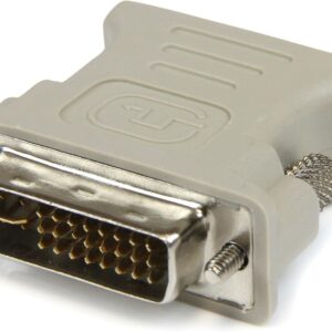 Adaptador DVI 24+5 a VGA 15 Pines para PC y Monitor