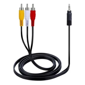 Cable AUX 3.5 mm a 2 RCA Macho 1.5 Metros