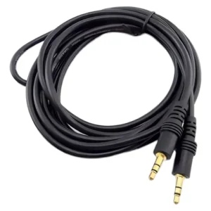 Cable Auxiliar AUX 3.5 mm Stereo 5 Metros Negro