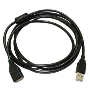 Cable Extensión USB 2.0 Macho a Hembra 2 Metros Negro