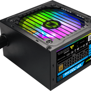 Fuente de Poder GameMax 700W GE-700 BK 80+ 12cm