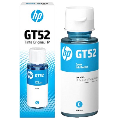Tinta HP GT52 M0H54AL 70ml Cyan