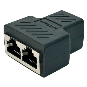 Adaptador Divisor Ethernet en Y 1 a 2 LAN Blindado