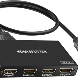 Splitter HDMI 1x4 Full HD 1080P 3D Versión 1.4