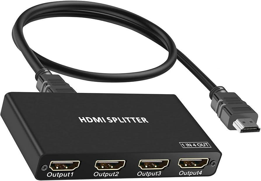 Splitter HDMI 1x4 Full HD 1080P 3D Versión 1.4