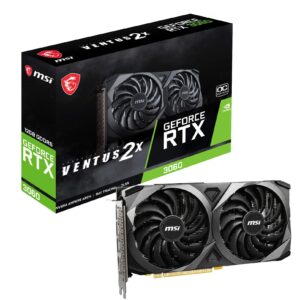 Tarjeta Gráfica MSI GeForce RTX 3060 12GB GDDR6 192-bit HDMI/DP PCIe 4.0