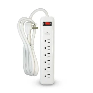 Cortapico 6 Tomas 2M Blanco Protección Eléctrica