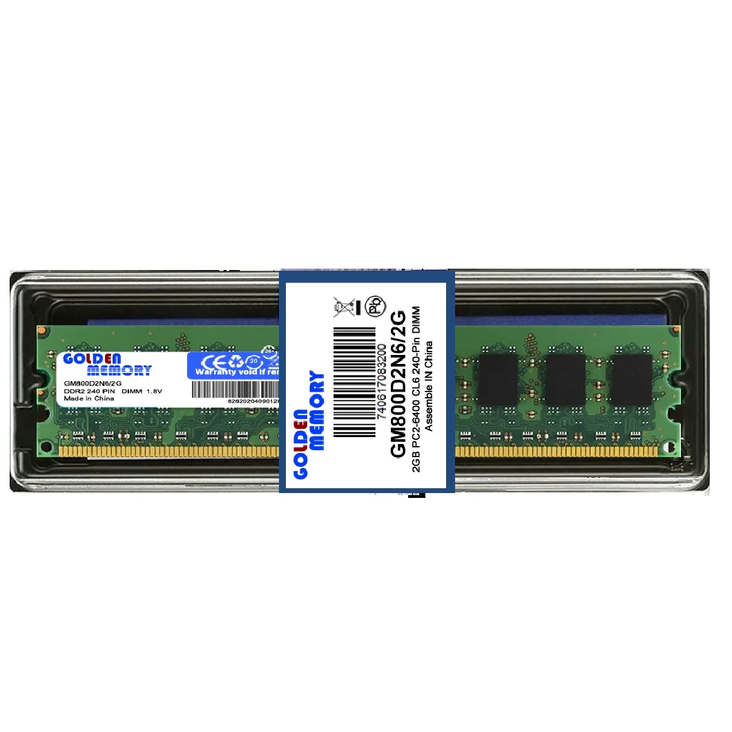 Memoria RAM Golden 2GB DDR2 800MHz para Laptop