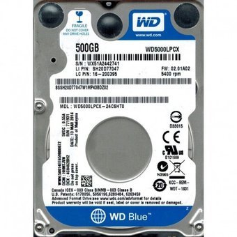 Disco Duro Laptop 500GB 2.5” SATA III Pull